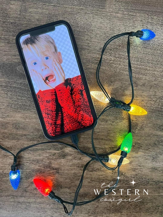 Christmas light phone charger