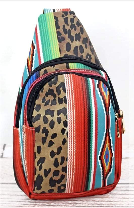 Wild Serape Sling Backpack