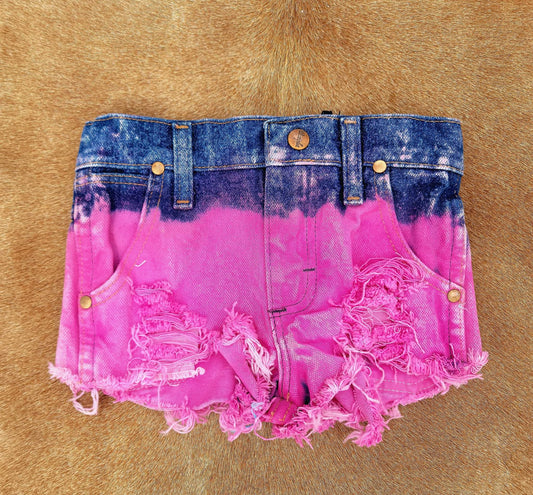 Wranglers 3T Reg PINK distressed shorts